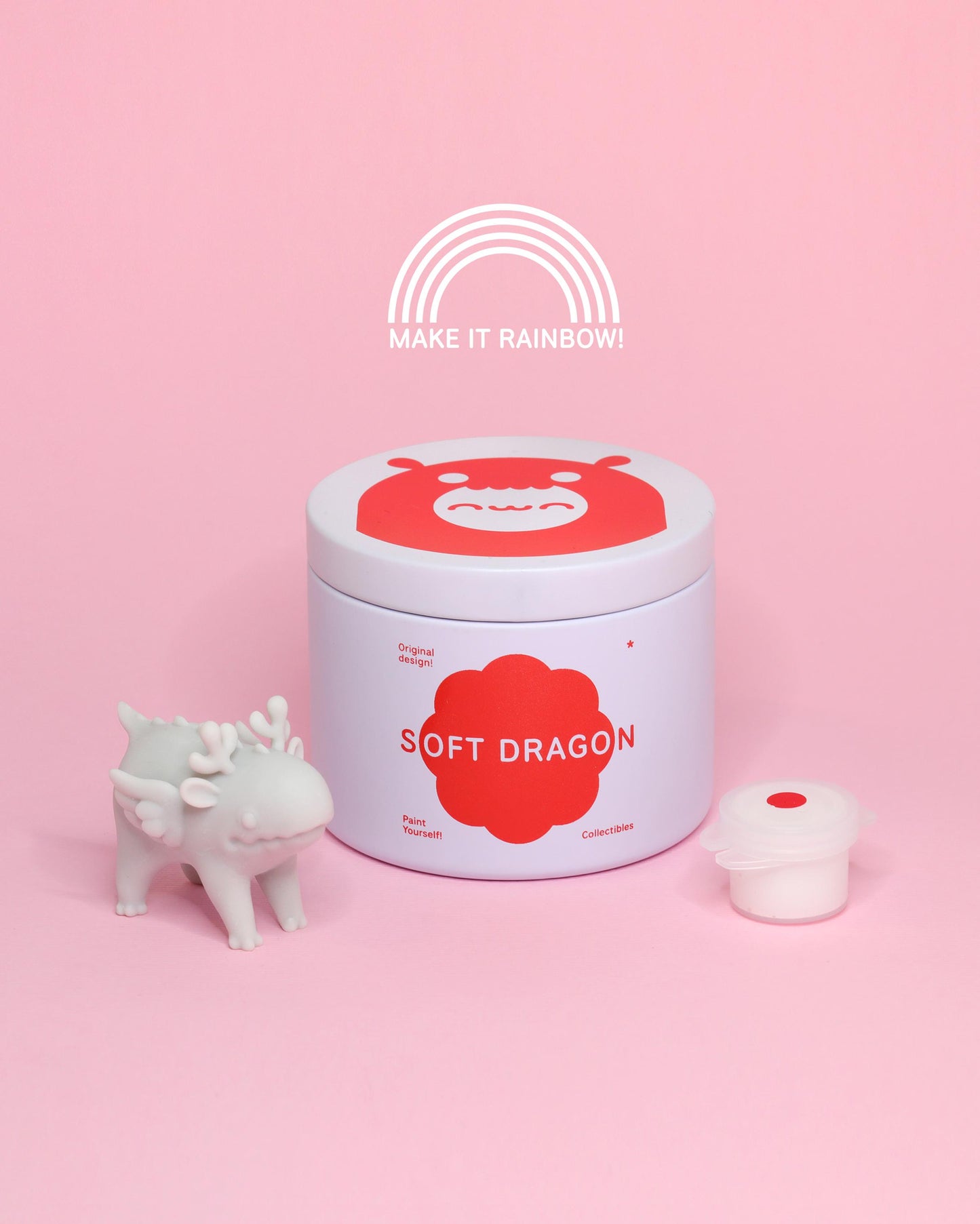 MORI Soft Dragon – DIY Paintable Resin Miniature Kit