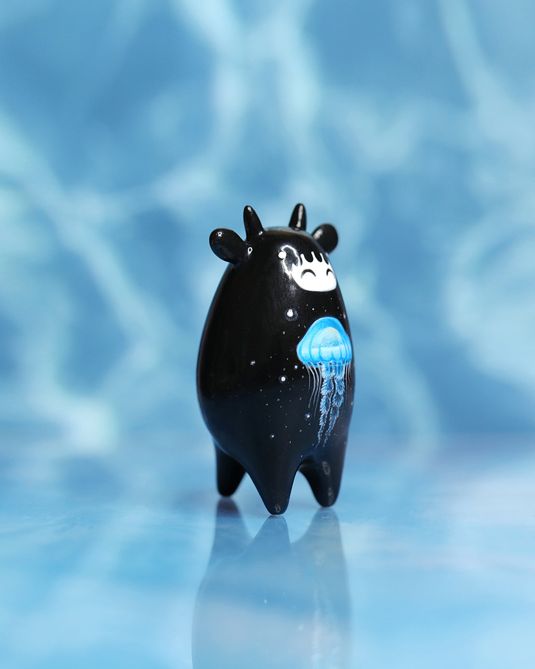 Jellyfish Night Spirit – Handmade Sculpture OOAK