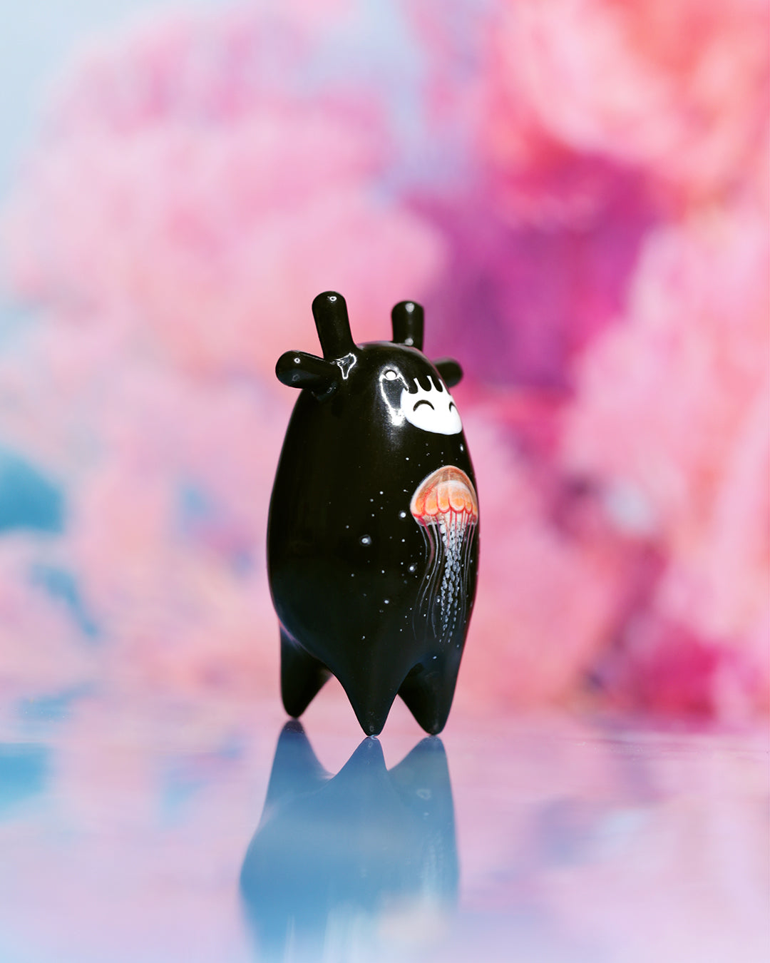 Jellyfish Night Spirit – Handmade Sculpture OOAK