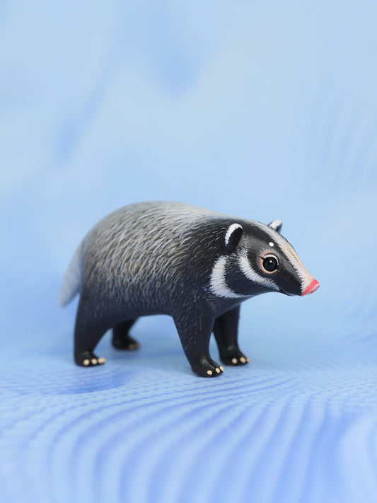 Greater Hog Badger – Handmade Sculpture OOAK