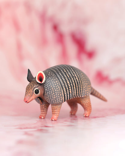 Nine-Banded Armadillo – Handmade Sculpture OOAK