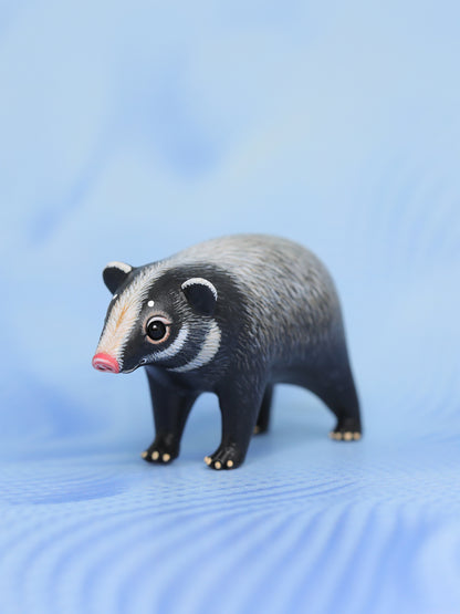 Greater Hog Badger – Handmade Sculpture OOAK