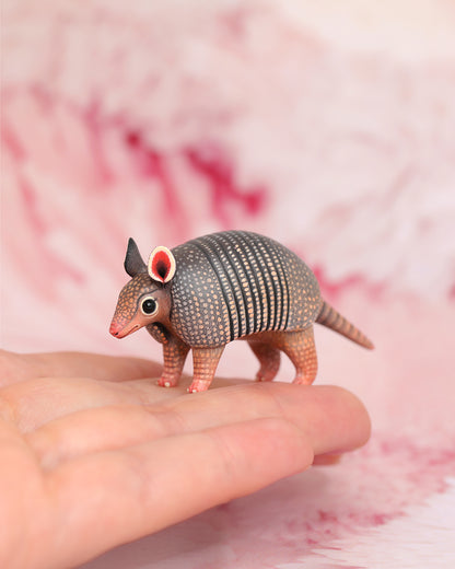 Nine-Banded Armadillo – Handmade Sculpture OOAK