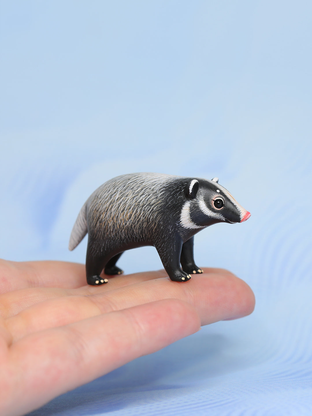 Greater Hog Badger – Handmade Sculpture OOAK