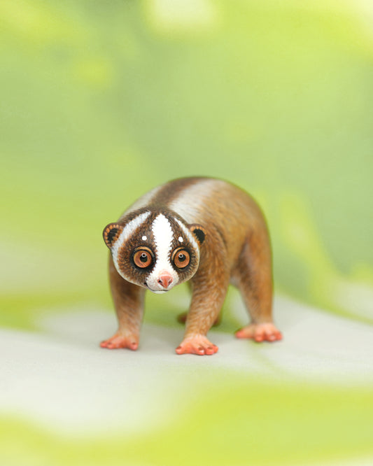Javan Slow Loris – Handmade Sculpture OOAK