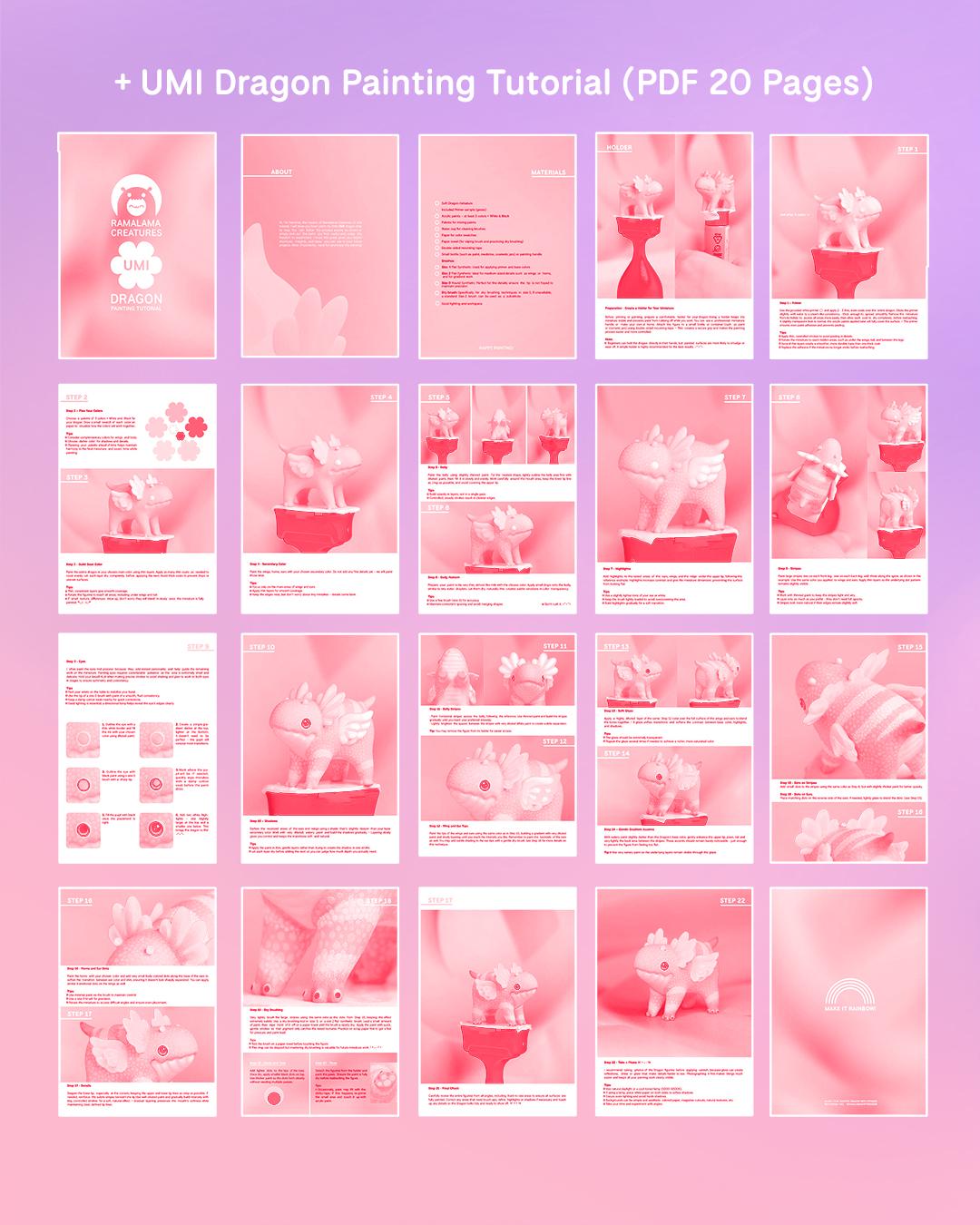 MORI Soft Dragon – DIY Paintable Resin Miniature Kit