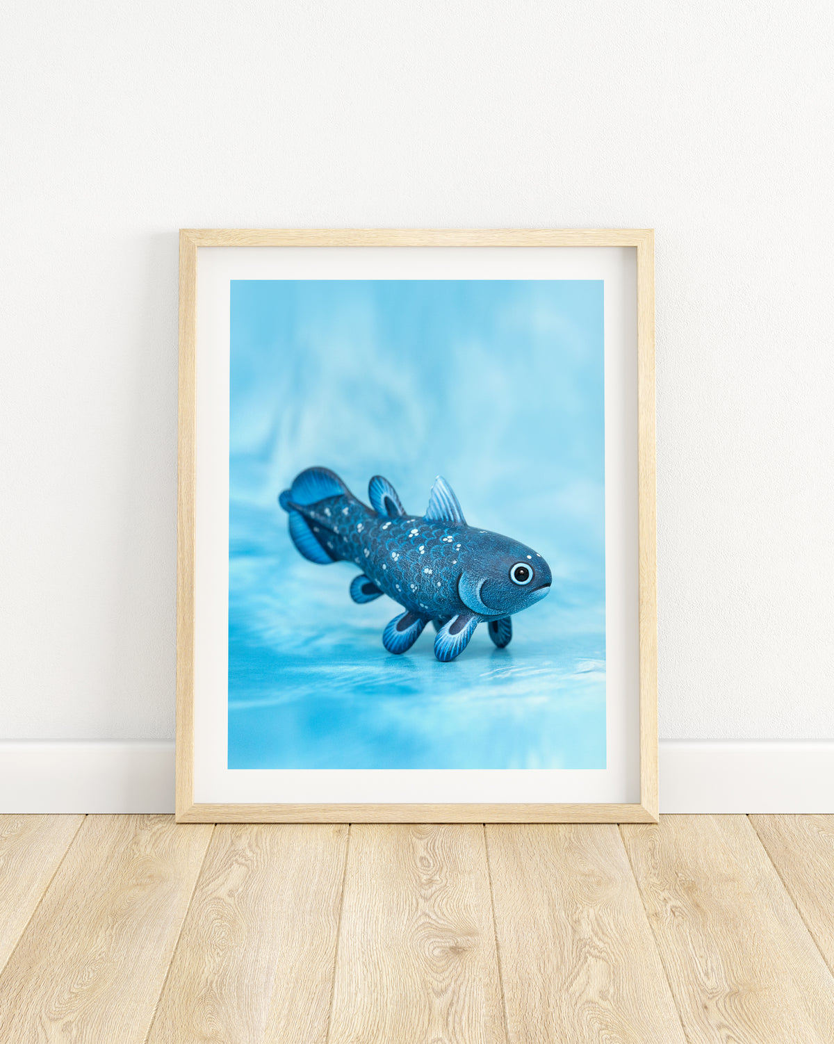 Coelacanth Fish Fine Art Print – 16x20 inch