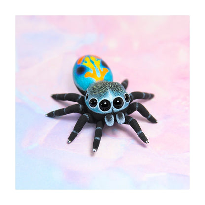 Jumping Spider Fine Art Print – 16x16 inch