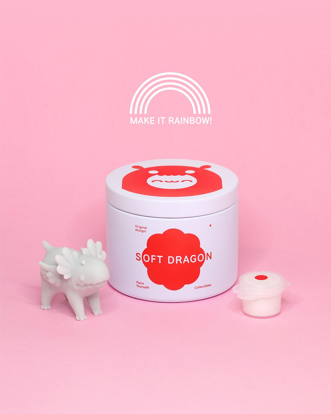 Soft Dragons Collection Bundle – DIY Paintable Resin Miniature Kit