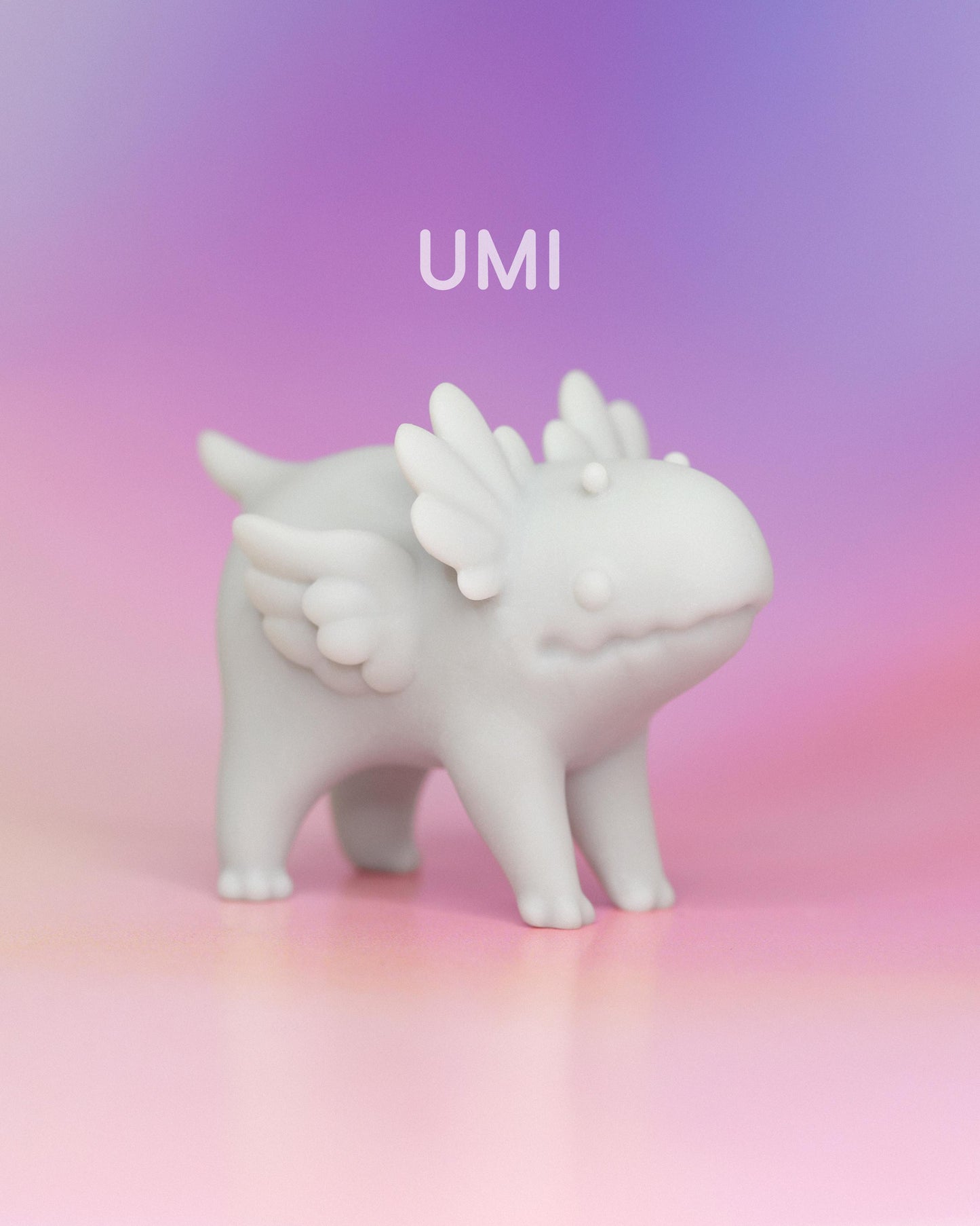 UMI Soft Dragon – DIY Paintable Resin Miniature Kit