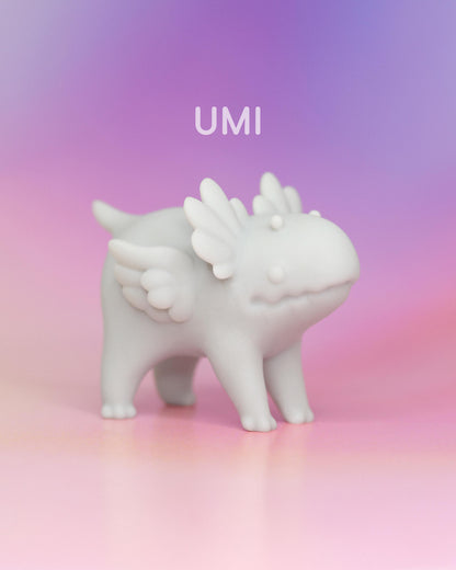 UMI Soft Dragon – DIY Paintable Resin Miniature Kit